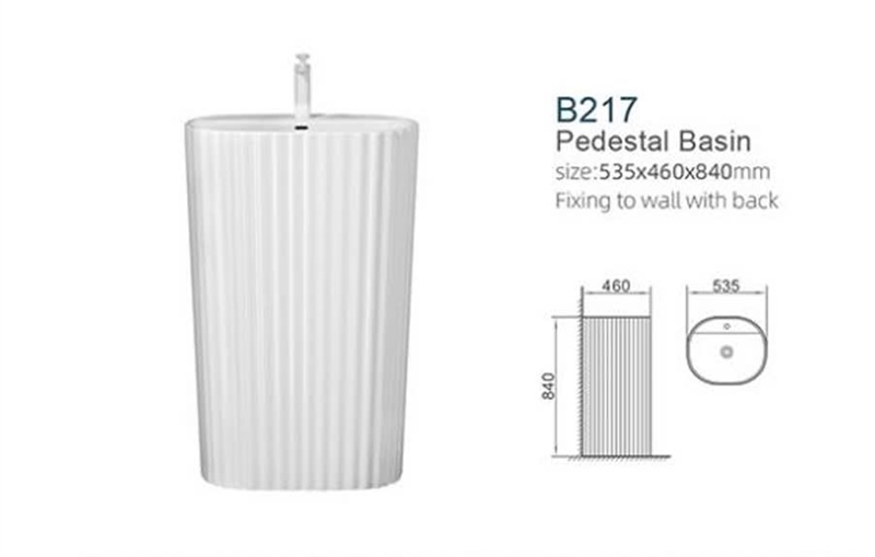 Lavabo trụ đứng B217