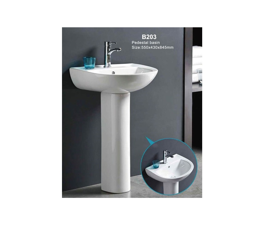 Lavabo trụ đứng Pate B203