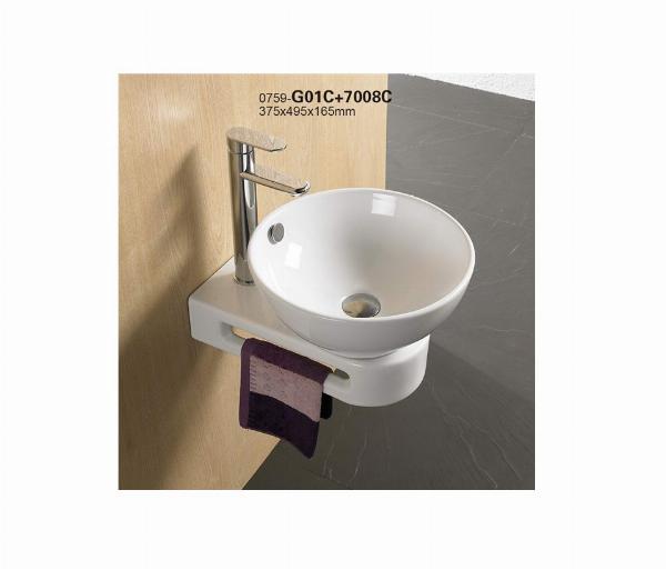 Lavabo treo tường Pate 7008C