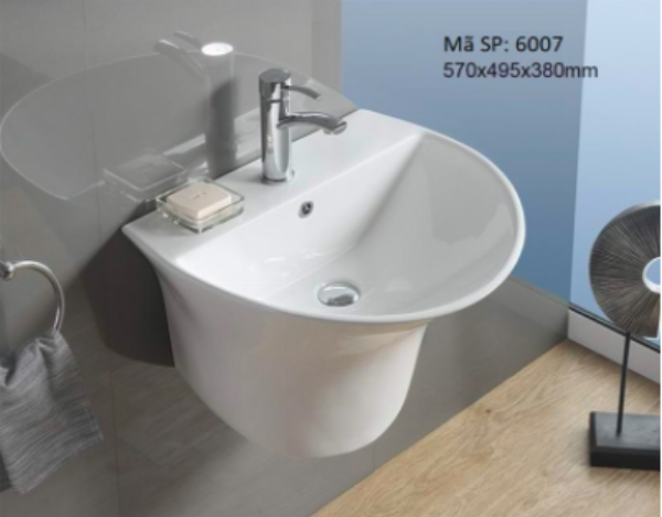 Lavabo treo tường Pate 6007