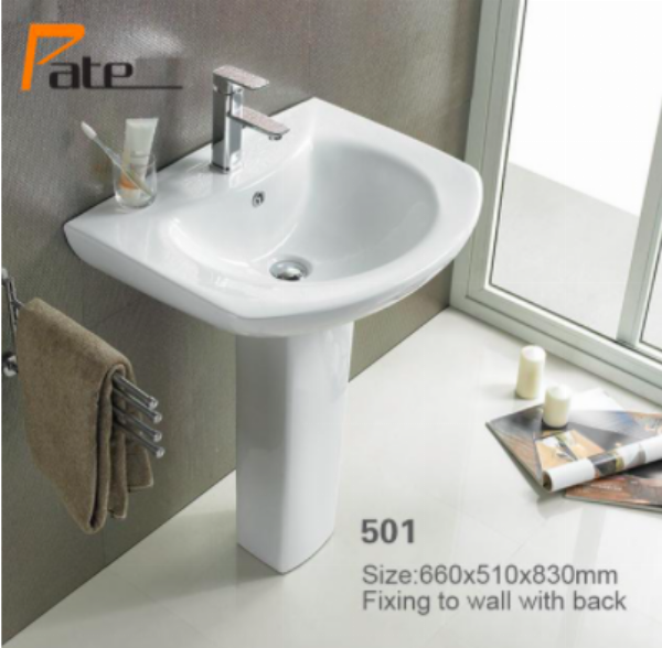 Lavabo trụ đứng Pate 501