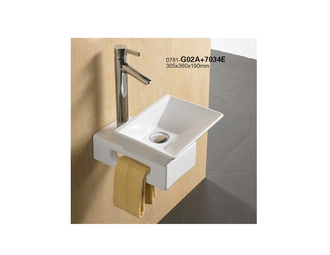 Lavabo treo tường Pate G02A+7034E